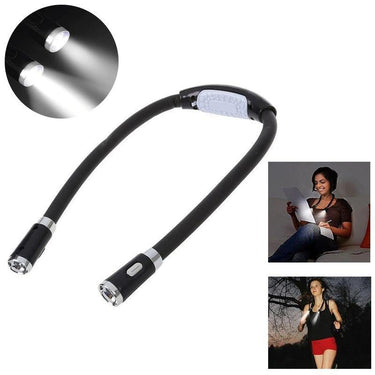 Portable LED Neck Light™ - Beetno Store - around the neck light, hands free neck light, light to read, neck led light, reachable light read, reading lamp, rechargeable neck light, TECH, WORKING